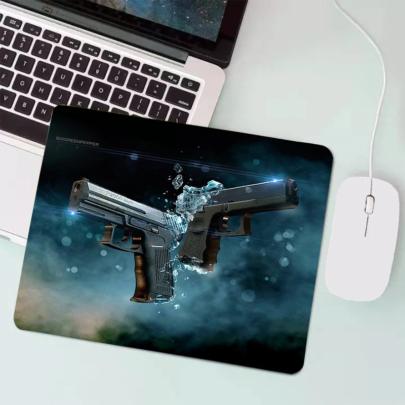 CSGO Gun Small Mouse Pad Gamer Gamers Accessories Varmilo Pc Gaming