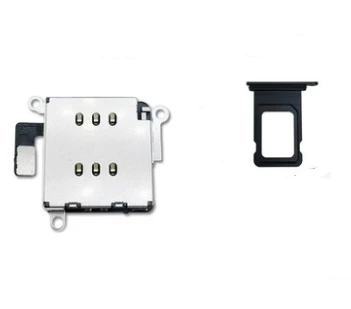 

10Set For IPhone 11 Dual/ Single SIM Card Reader Flex Cable +SIM Card Tray Holder Slot Adapter Replacement