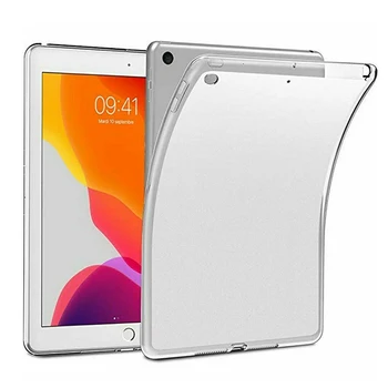 

For ipad 10.8 inch 2020 Transparent TPU Protective Case Ultra-Slim Soft Clear Gel Shockproof Cover