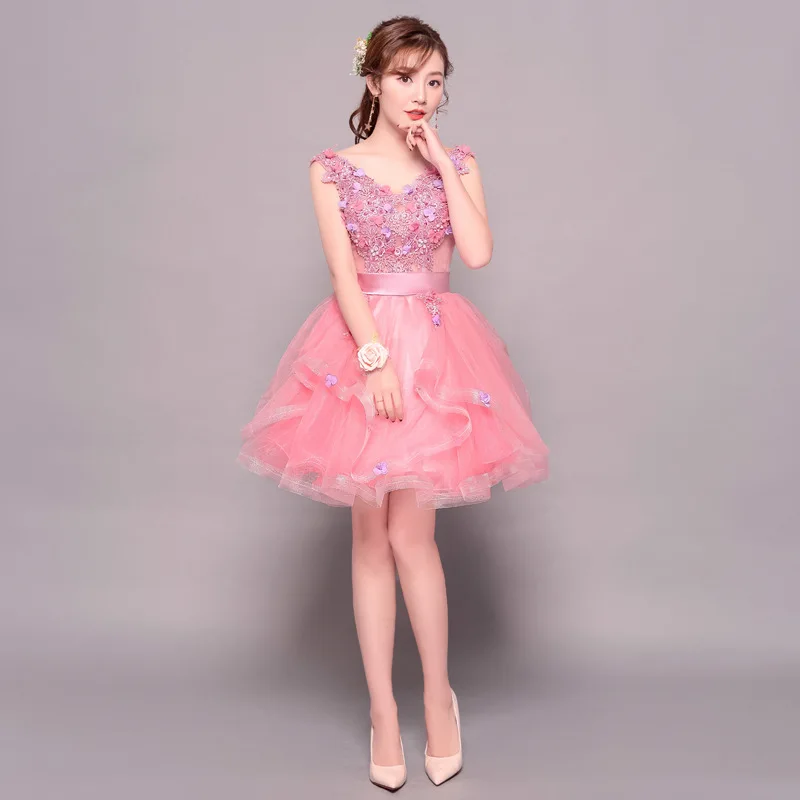 Quinceanera Dress New Gryffon Elegant V-neck Ball Gown Sweet Floral Print Vestidos Quinceanera Dresses Robe De Bal