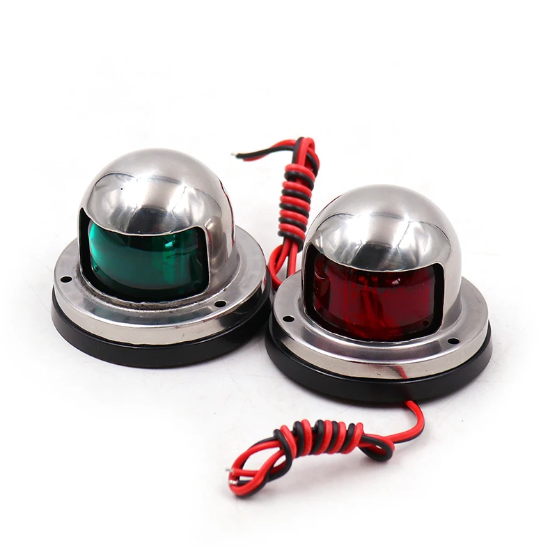 

Stainless steel LED duad Side Light Signal Lamp Side Marker boat lights navigation lamp For Marine Boat Yacht Truck Trailer Van