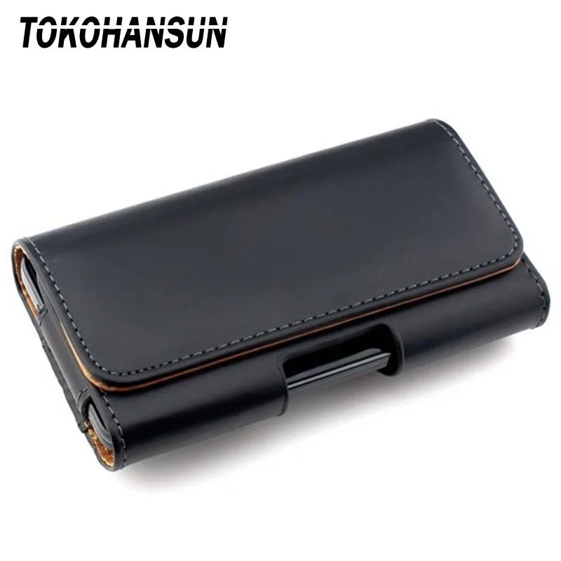 

TOKOHANSUN Phone Case Pouch For Vertex Impress Fire Mars Lux Frost Fortune 4G Belt Clip Holster PU Leather Case Cover