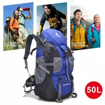

GloryStar 50L Outdoor Hiking Backpack Cycling Mountaineering Sport Travel Bag 600D nylon Backpacks