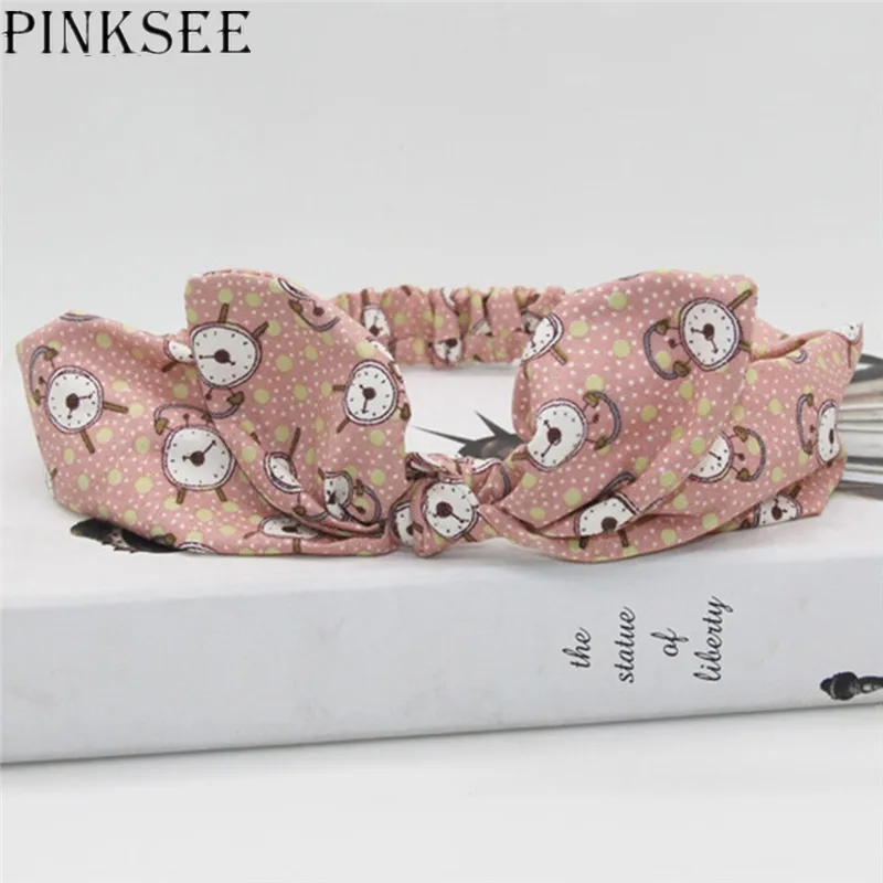 PINKSEE Английский алфавит и кроличьими ушками пальто лента для волос женщин