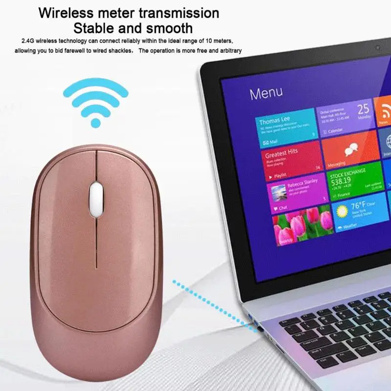 W20 2,4 ГГц Беспроводная офисная игровая мышь 3 dpi режим USB приемник Бесшумная оптическая мышь для ноутбука настольного ПК классические цвета
