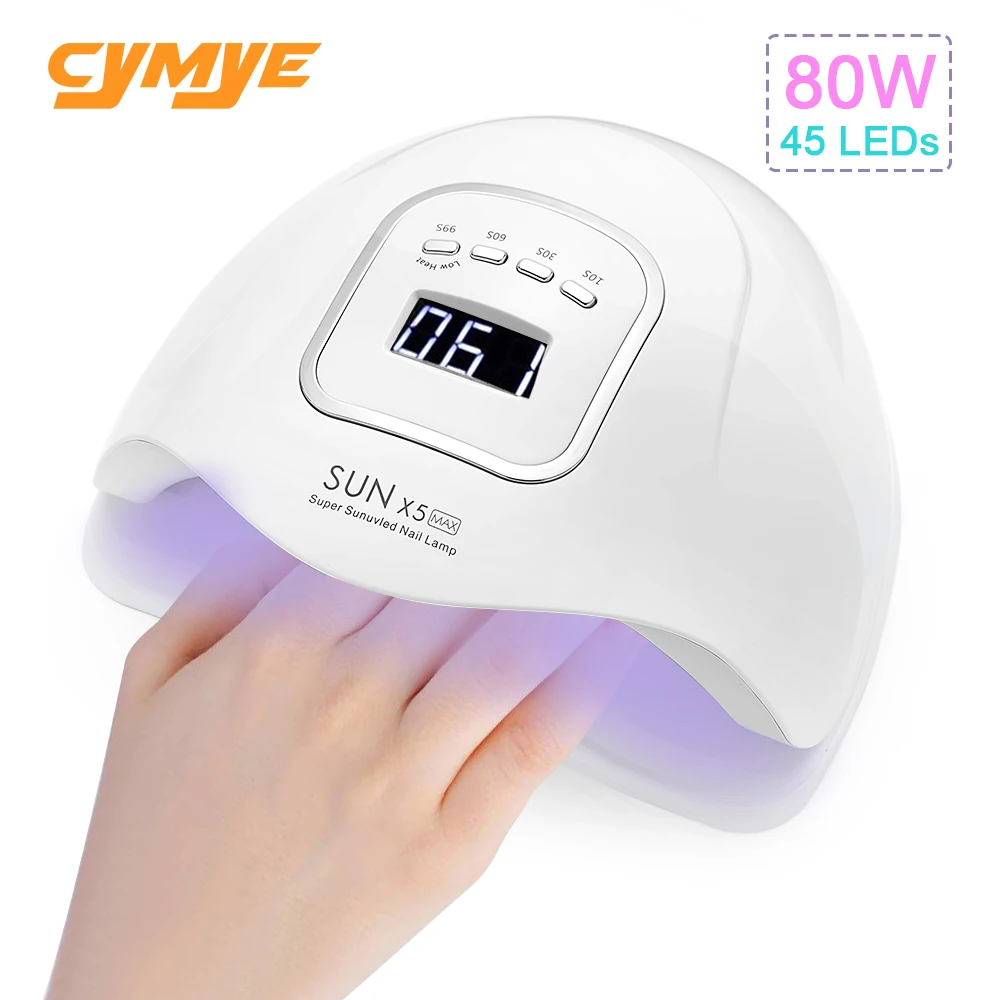  Светодиодный УФ-светильник Cymye sun X5 plus X5 Max для сушки ногтей 