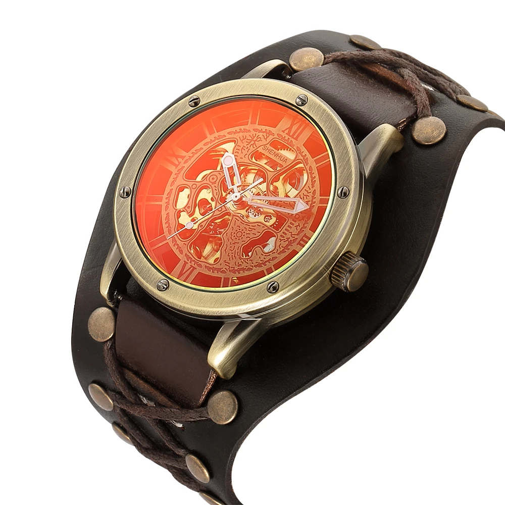 2019_SHENHUA_Brand_Fashion_Leather_Bronze_Watch_Men_Automatic_Mechanical_Skeleton_Antique_Watches_Re