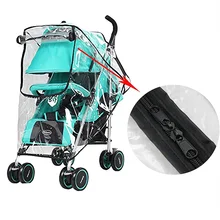 Новая Универсальная детская коляска чехол от дождя и пыли защита от ветра с окном аксессуары для коляски коляска багги водонепроницаемый дождевик