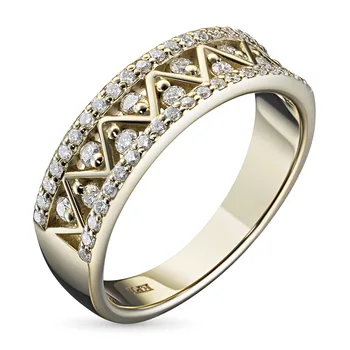 

Yellow gold ring with diamonds e0301kts10170700