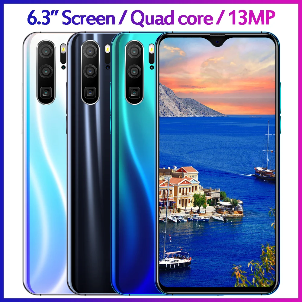 Дроп 6 3 &quotэкран P30 Pro четырехъядерный смартфон 4 грамма + 64 гром 13 0 МП Лицо ID Android