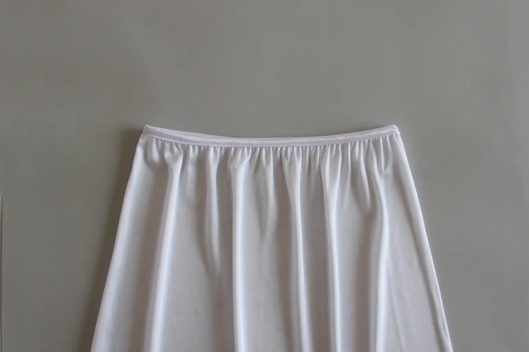 All Match Inner Half Slip Skirt Liner Silky Basic Underskirt Short Underdress for Women Dress Multi Color Petticoat 40/70cm underskirt lining lolita underskirt
