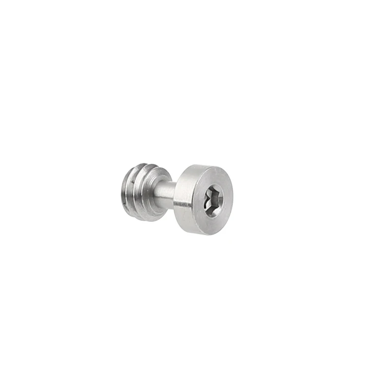 Hexagon Socket Head Cap Screw Bolt 3/8" Male Thread Stainless Steel For Camera T