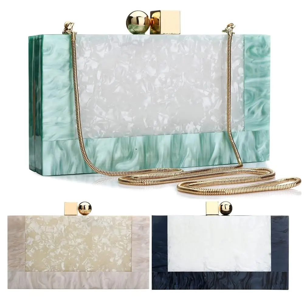 YYW-Marbling-white-Acrylic-Purse-Box-Clutch-Luxury-Handbags-Women-Bgas-Designer-Messenger-Beach-Travel-Summer