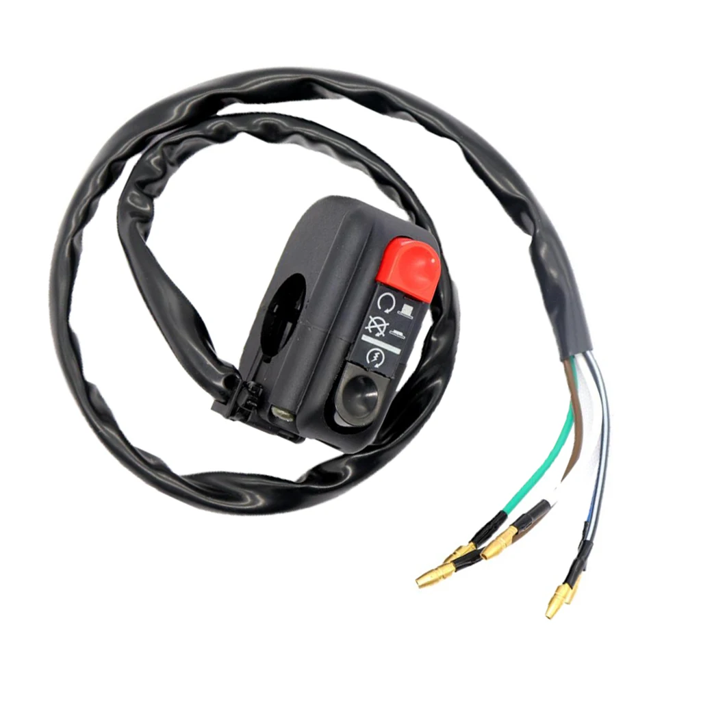 Motorcycle START STOP SWITCH Motorcycle bike Handlebar IGNITION ON/OFF Universal For Honda Yamaha Suzuki Kawasak 22mm diameter