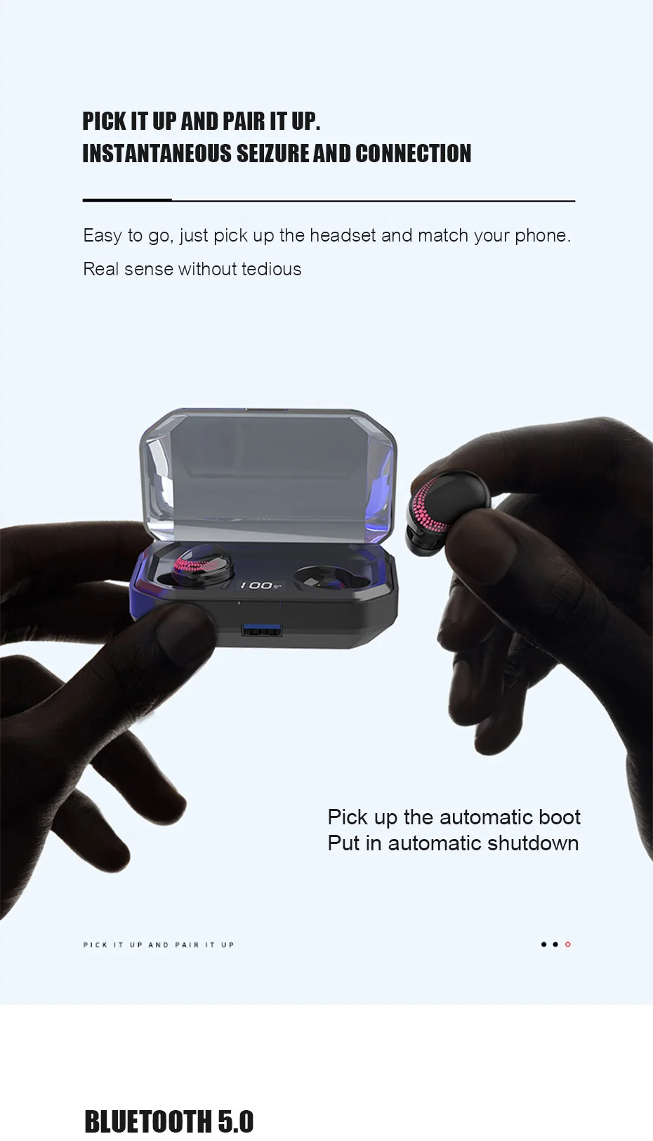 TWS Bluetooth 5,0 наушники True Sport беспроводные наушники с дисплеем сенсорное управление 8D стерео наушники Водонепроницаемая гарнитура для телефонов