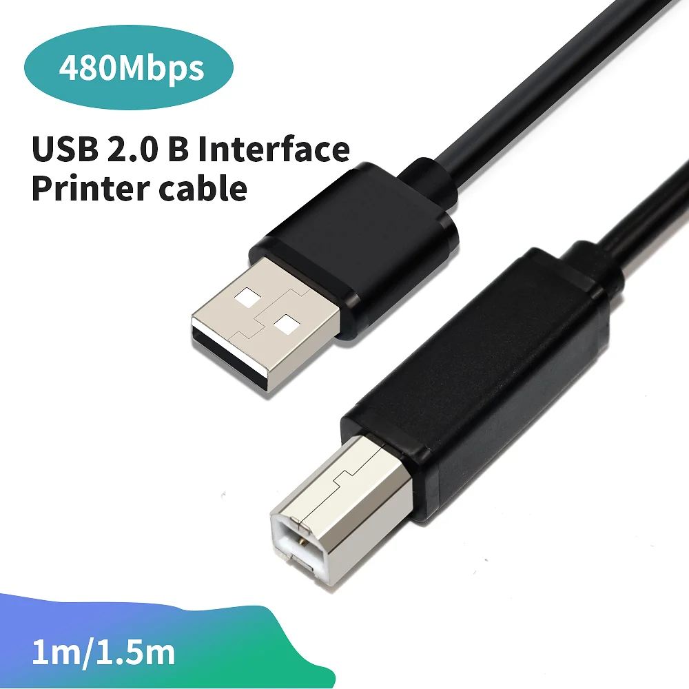 USB кабель для принтера 2 0 Шнур старого Canon Epson HP ZJiang Кабель маркер принтер этикеток DAC принтера|Кабели передачи