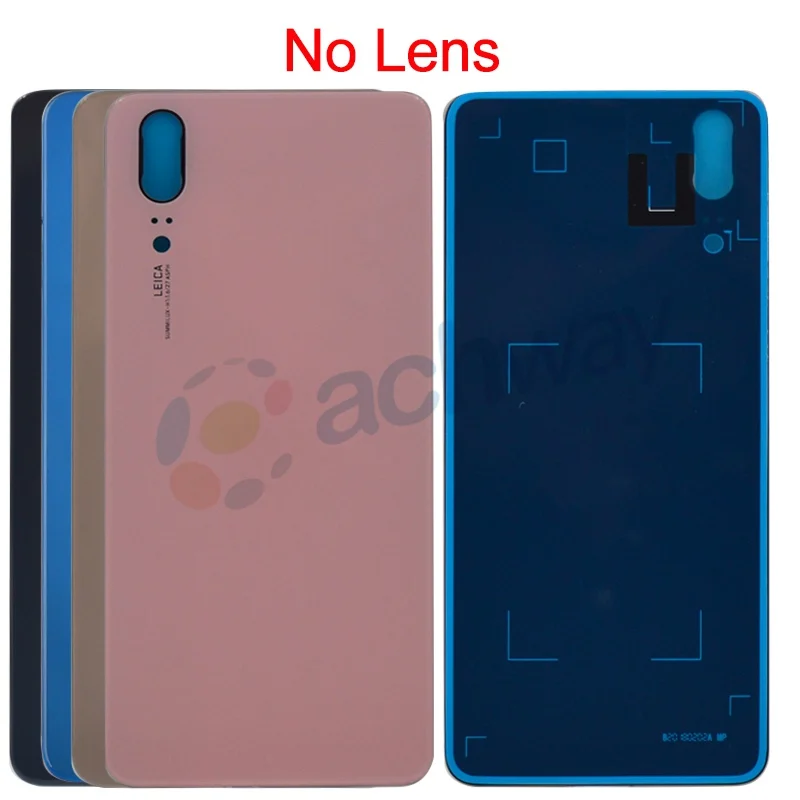 Glass Phone Back Cover For Huawei P20 Battery Cover EML L29 L22 Back Glass Door Housing Case Replacement Parts