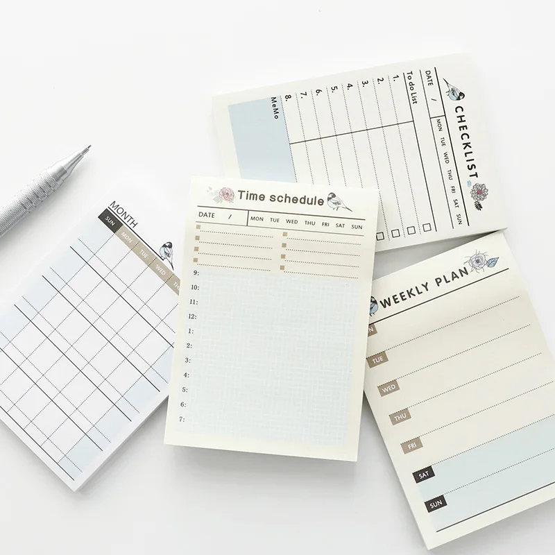 60Sheets Creative Desktop Plan Book Notepad Sticky Note Tearable Notes Book Schedule Note Paper 60Sheets Creative Desktop Plan Book Notepad Sticky Note Tearable Notes Book Schedule Note Paper