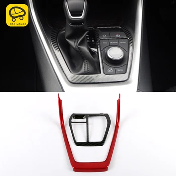

CarManGo For Toyota Rav4 Rav 4 XA50 2019 2020 Car Gear Shift Panel Cover Decor Trim Frame Sticker Chrome Interior Accessories
