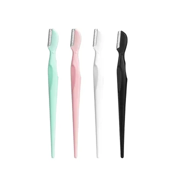 

12pcs Eyebrow Trimmer With Comb Stainless Steel Blade Eyebrow Remover Makeup Tool G0324