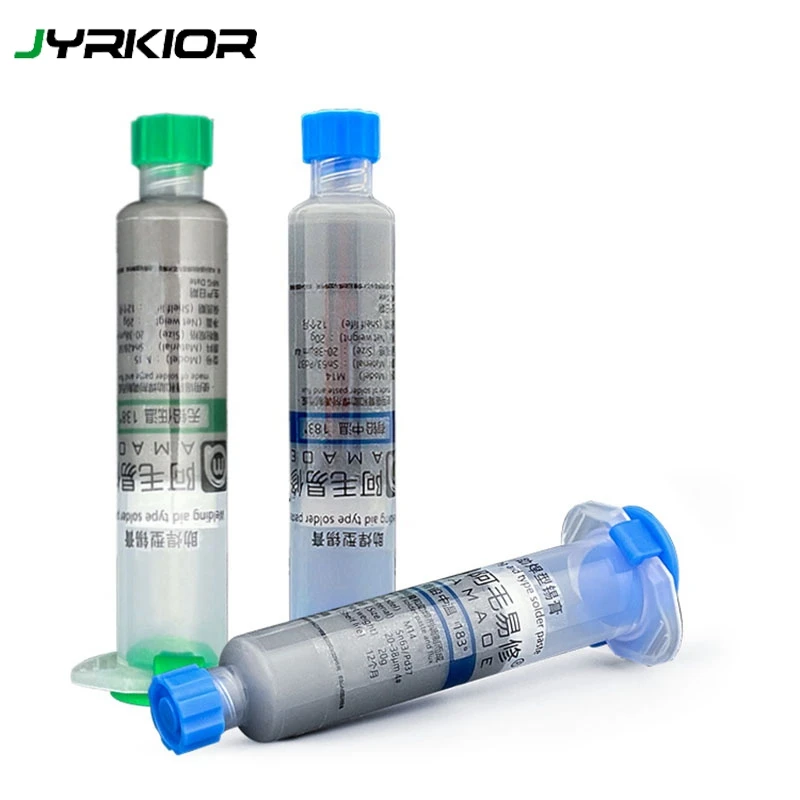 Паяльная паста AMAOE M14 Sn63pd37/M15 Sn42Bi58 138/183 низкотемпературная Оловянная флюс для