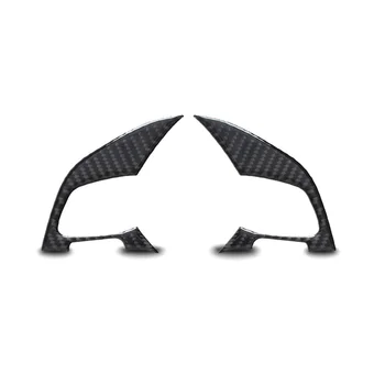 

For VW Golf 7 GTI MK7 2014-2019 Car Carbon Fiber Sticker Steering Wheel Button Decor Trim Cover Car Interior Styling