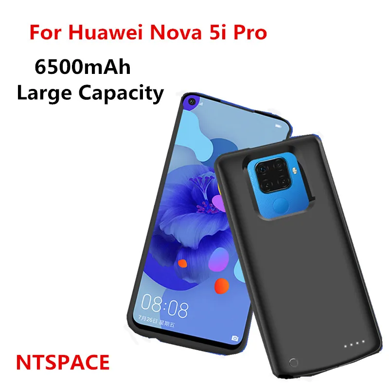 

6500mAh External Battery Power Charging Case For Huawei Nova 5 Pro Case Backup Power Bank Case For Huawei Nova 5i Pro Power Case