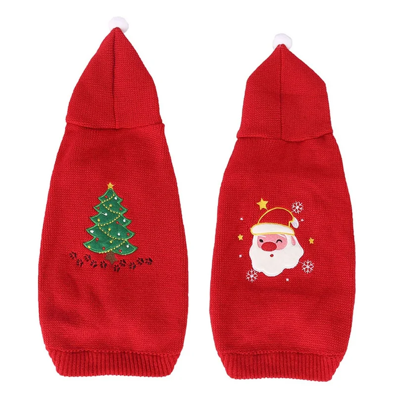 Dog Hoodies dog Christmas pullover Sweatshirt puppy Teddy head hoodie dog clothes winter warm pet dog jacket dog Coat n