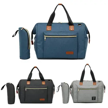 

Free Shipping Multifunctional Mummy Diaper Shoulder Bag Tote Large Capacity Nappy Handbag for Mom Dad Travel Baby Care