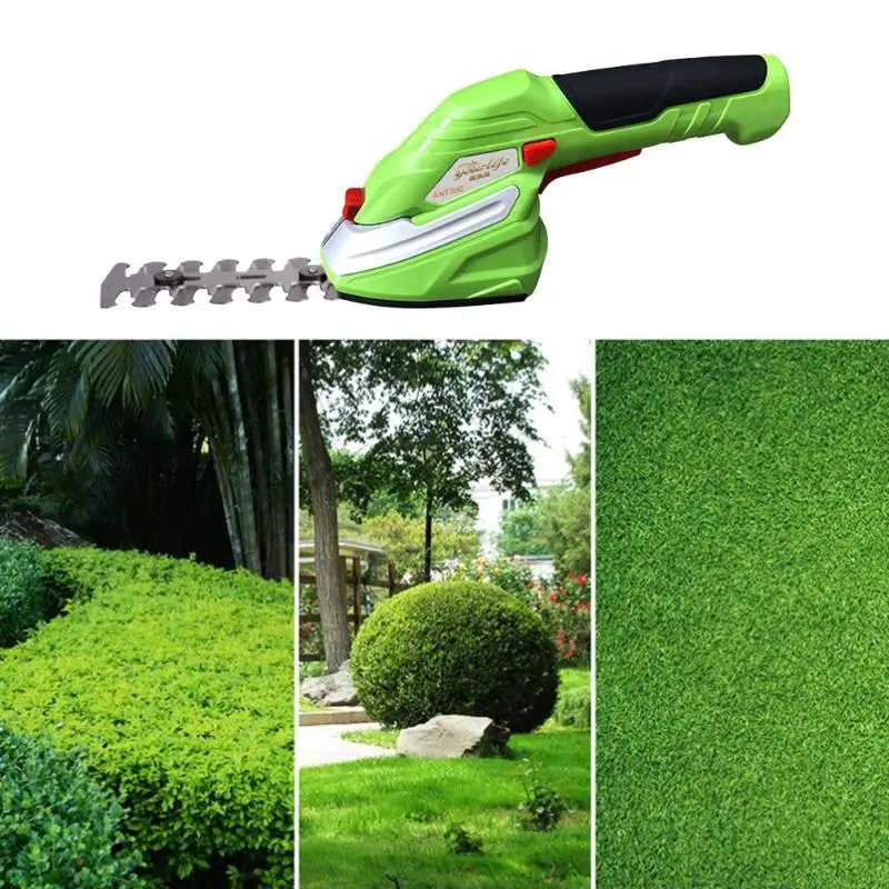

Replaceable Double-edged Blade Cordless Electric Home Lawn Garden Grass Trimmer Suitable for Pruning Bonsai Twigs and Lawn