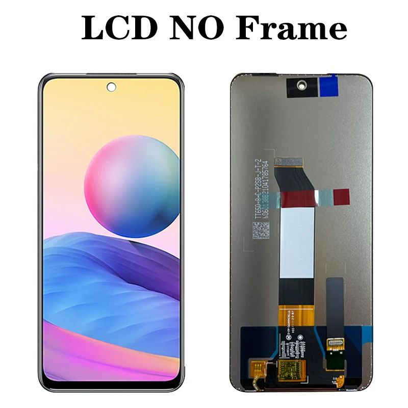ЖК-дисплей 6,5 дюйма для POCO M3 Pro 5G M2103K19PI, 10 сенсорных экранов, замена для Xiaomi Redmi Note 10 5G M2103K19G M2103K19C, оригинал (art.: 3920baa87f06a) - 3920baa87f06a