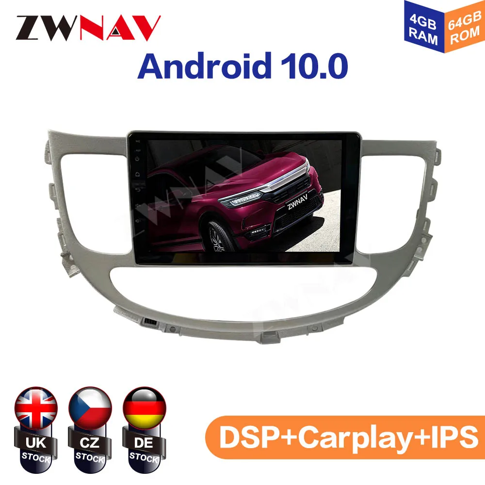 US $285.20 Android 10 PX6 128G GPS Navigation Car Radio Player For Hyundai Genesis 2008 2012 Head Unit Multimedia Stereo Audio IPS Screen