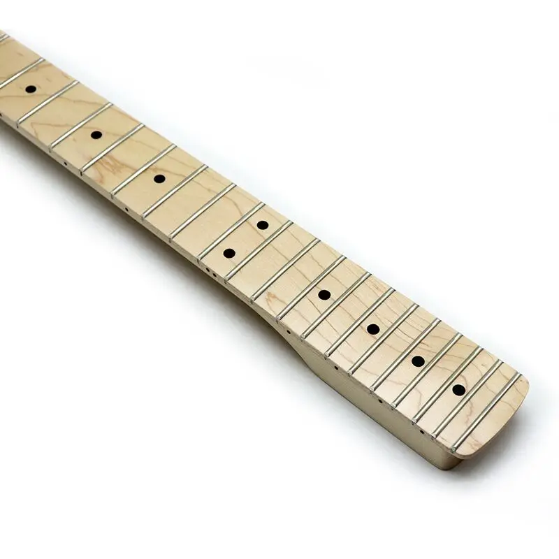 ST small head Canada maple natural color electric guitar neck  22 frets with black position marks and middle line