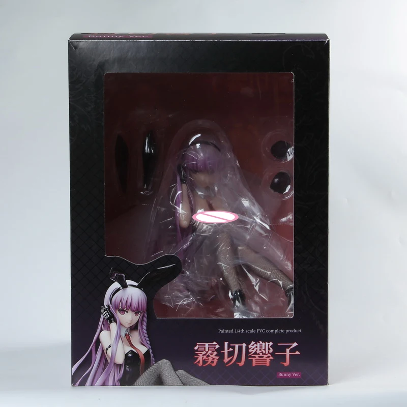 Свободный Danganronpa Kyoko Kirigiri Bunny Ver. Игрушечных пластиковых экшн фигурок из фигура аниме модель игрушки сексуальная девушка Рисунок Коллекция куклы - Цвет: HARD NO BOX