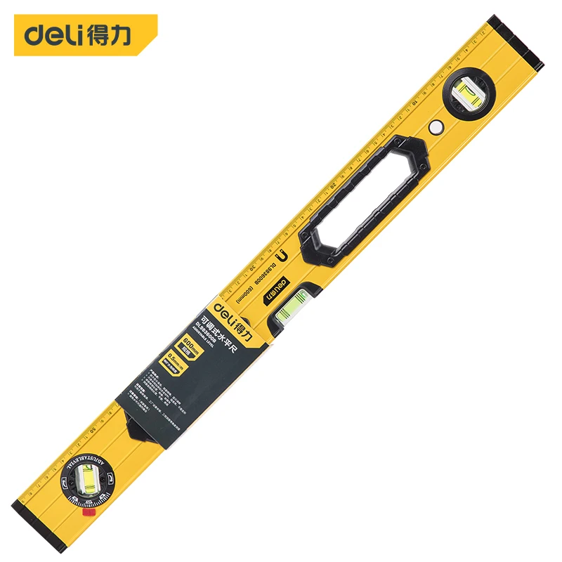 US $23.38 Deli Digital Protractor Angle Finder Inclinometer Electronic Measurement Level Angle Slope Test Ruler Length 600mm Three Styles