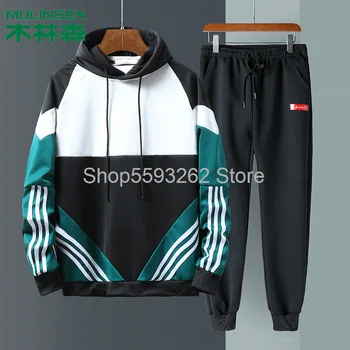 

Youth sweater hooded suit men's autumn students casual handsome clothes tide autumn clothes can be