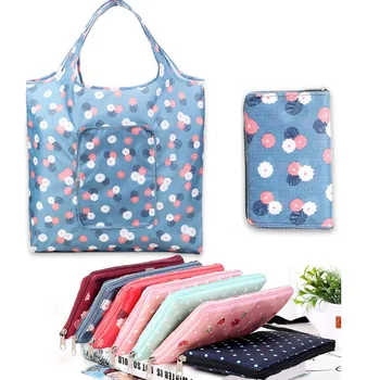 

Foldable Shopping Bags Reusable Tote Pouch Storage Handbags Fruit Vegetable Grocery Bags