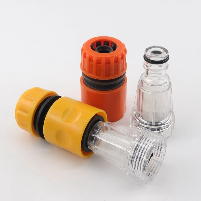 Autómosógép Adapter A Nagynyomású Mosó Vízcsatlakozó Szűrő Gyors Csatlakozás Kerti Tömlőcsövek Illesztése - Image 6