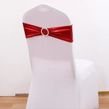 25 шт. стула для свадебной вечеринки пояса с пряжкой 14*35 см чехлы для стула галстук бабочка крышка ленты полоса событие банкет Декор отеля