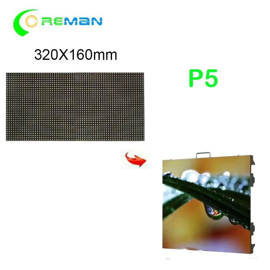 

module P4 P5 P6 P8 indoor rental Panel with great price SMD LED Module P5 led board display outdoor 320X160