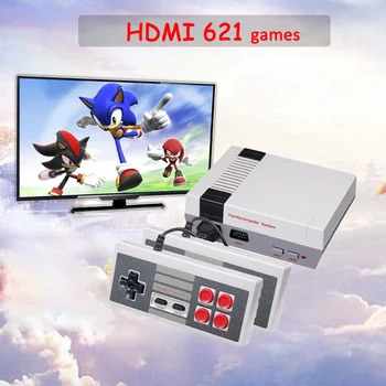 

HDMI Output 8 Bit Mini TV Handheld Gaming Player Retro Video Game Console Classic 621 games 4K TV for PAL & NTSC Toys Joystick