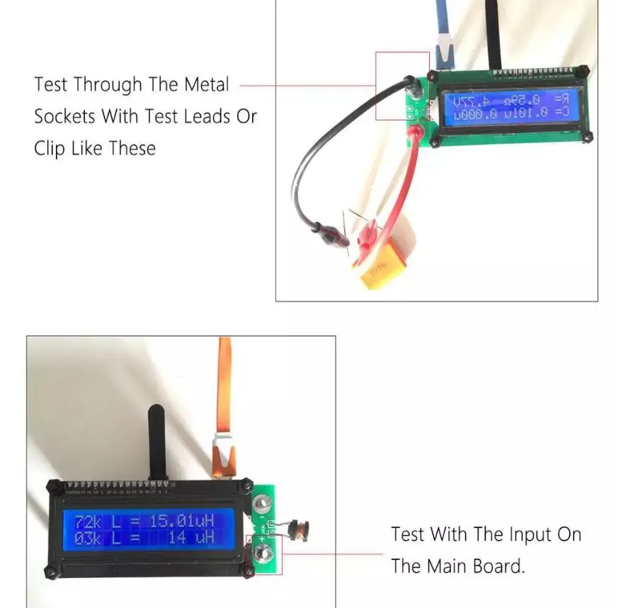 ESR01 Autorange индуктивность тестовый er 20000 отсчетов емкость ESR сопротивление SMD