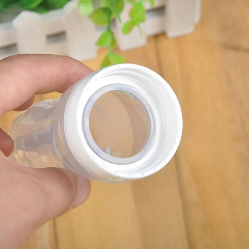 F-B Safe Useful Silicone Baby Bottle With Spoon Food Supplement Rice Cereal Bottles Squeeze Spoon Milk Feeding Bottle Cup