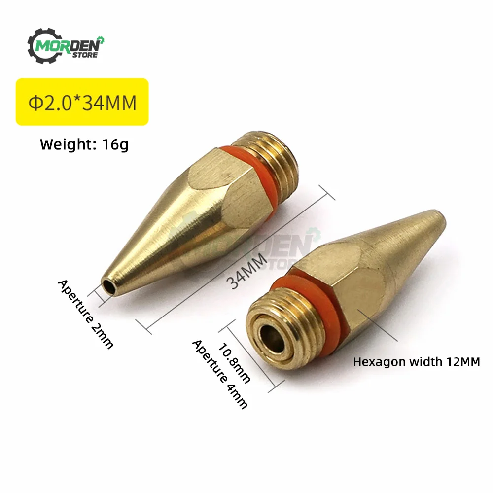 Pure Copper Hot Melt Glue Gun Nozzle 2.0x70mm 3.0x50mm 2.0x50mm Diameter Glue Gun Nozzle Tool Accessories for Welding Tools hot melt glue gun hot glue gun hot melt glue gun nozzle