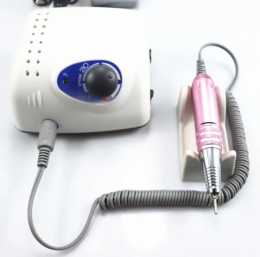 35000RPM STRONG 210 Micromotor Handpiece &  Control Box Electric Nail Drill Machine Manicure Nail Art Equipment 3