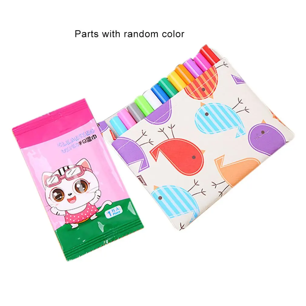 Portable Repeated Writing Erasable Graffiti Painting Student Double-sided Small Blackboard Watercolor Pen Drawing Board - Цвет: purple