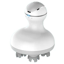 Usb зарядка для кожи головы Расслабление Предотвращение выпадения волос Электрический Вибрационный домашний портативный массажер для головы водонепроницаемый кровообращение беспроводной