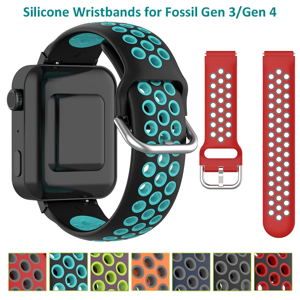 Ремешок для часов Garmin Vivoactive 4S/Vivomove 3S Withings Steel HR 36 мм Fossil Q Venture Gen 3/Gen 4 наручных