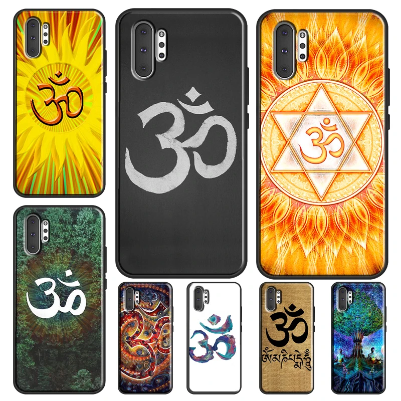 Чехол Aum Om Yoga Symbol для Samsung Galaxy S21 Ultra Note 20 S20 FE S8 S9 S10 Plus 10 задняя крышка | Мобильные
