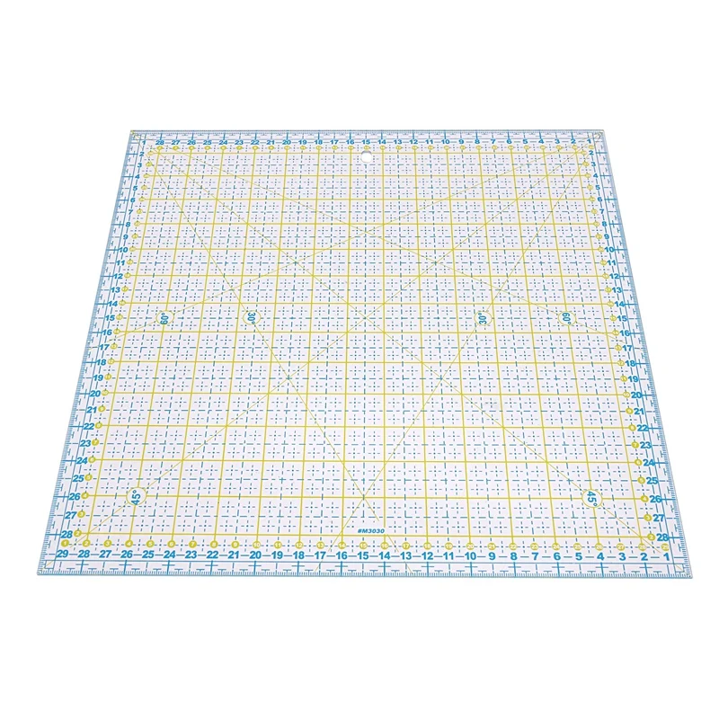 

DIY Hand Tools Patchwork Ruler Square Tailor Ruler Cloth Cut Ruler Sewing Art Crafts 30x30cm
